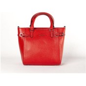 Resim Grande 9001 Kadın Deri Omuz & Kol Çantası Kırmızı 