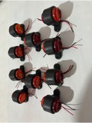 Resim Genel Markalar 12 Ledli Mini Takoz Ledli SARI-KIRMIZI 12V-24V 10 ADET 