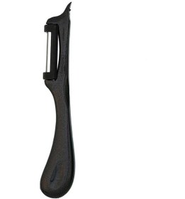 Resim Solingen Pırıltılı Siyah Dik Soyacak Paslanmaz Alman Çeliği, Ergonomik Sap, Yüksek Keskinlik-263 Siyah 