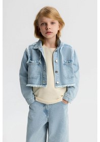 Resim Nk Kids Kız Çocuk Pamela Ceket Nk-31706 Mavi 
