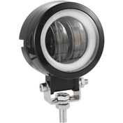 Resim Yuntech01 Motorcycle Ve Elektrikli Araçlar İçin Dışarıdaki 3 İnç Yuvarlak Led Feneri, Melek Gözü İle 8000lm Parlak Beyaz Işık, 40w Güç Tek Adet 