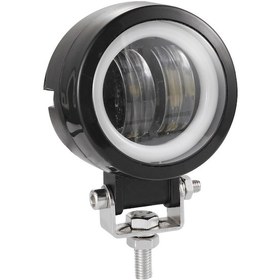 Resim Yuntech01 Motorcycle Ve Elektrikli Araçlar İçin Dışarıdaki 3 İnç Yuvarlak Led Feneri, Melek Gözü İle 8000lm Parlak Beyaz Işık, 40w Güç Tek Adet 