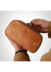 Resim Mft Leather Hakiki Deri Cüzdan Grande 2628 Turuncu 