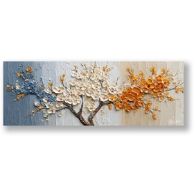 Resim Sonbahar Ağacı - 140x50 
