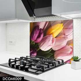 Resim Olinpa Cam Ocak Arkası Koruyucu | Lale Model 