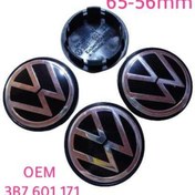 Resim 3D Volkswagen Passat-jetta Orjinal Tip Jant Göbeği 55-65mm 