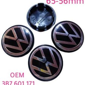 Resim 3D Volkswagen Passat-jetta Orjinal Tip Jant Göbeği 55-65mm 