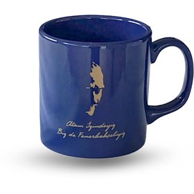 Resim Fenerbahçe Atam Izindeyiz Mug - Mavi / Standart 