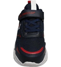 Resim Jagulep Kids Nkt-03 Ft Çocuk Lacivert-Kırmızı Günlük Spor Ayakkab 