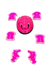 Resim NW NessiWorld Bisiklet Kaykay Paten Çocuk Kaskı Ve Dizlik Set 