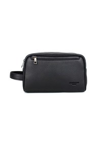 Resim Deri,Se Club 1993 Erkek Siyah Kozmetik Makyaj Tıraş Çantası Erkek El Çantası 