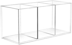 Resim Bölmeli Pleksi Organizer (3 Bölmeli) 
