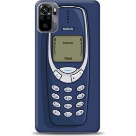 Resim Marselit Xiaomi Redmi Note 10 Pro Uyumlu Nokia 3310 Tasarımlı Telefon Kılıfı -RETRO11 