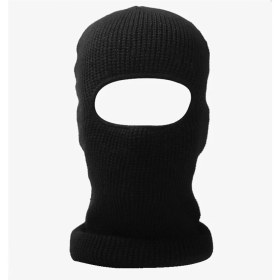 Resim Axe Sportswear Siyah Kışlık Triko Örme Tek Gözlü Kar Maskesi Balaclava 