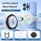 Resim Profesyonel Çift Çekirdekli Telefon Soğutucu - Yarı İletken Buzlanmalı Manyetik Soğutma Kılıfı, Oyun & Canlı Yayın İçin Yüksek Performans 2 