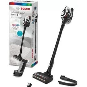 Resim Bosch Kısa Kullanım Özel Gövde, Pil Göstergeli, Duvara Asma Aparatlı ve Resmi Distribütör Garantili Dik Şarjlı Elektrik Süpürgesi 