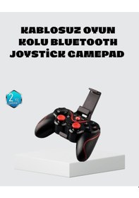 Resim Diğer Kablosuz Bluetooth Oyun Kolu Mobil Tv Pc Uyumlu Ergonomik Tasarım 