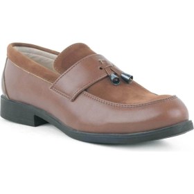 Resim Rakerplus Taba Klasik Loafer Erkek Çocuk Ayakkabı 