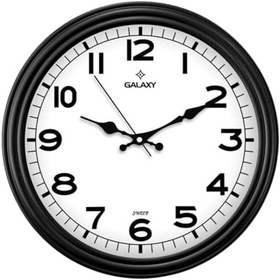 Resim Galaxy D-200-K Klasik Kadran Siyah Renk Sessiz Akar 30 cm Duvar Saati 
