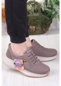 Resim Fort King Anna Rahat Hafif Memory Foam Taban Sneaker Kadın Ayakkabı Vizon 