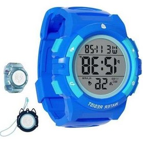 Resim Prestigegoods Erkek Çocuk Kız Dijital Saat Su Geçirmez 3 Kılıf 2 Kayış Nfc Kapı Kilidi 50m Diğer 