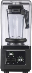 Resim Ses Geçirmez Kapaklı Smoothie Maker Blender Sessiz 1800W 2.5/4.5L Çok Fonksiyonlu Soya Sütü Blender,Black-2.5L 