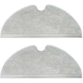 Resim Dreame D9 Uyumlu Yüksek Kaliteli 2 Adet Mop-Tam Yüzey Ve Kalın 