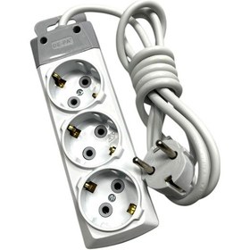 Resim Üçlü Topraklı Grup Priz 3 Metre Kablolu 930103 1 
