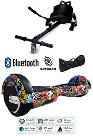 Resim Citymate Elektrikli Kaykay Scooter Hoverboard Akıllı Dengeli - Hover Kart - Çanta Full Paket Desen13 