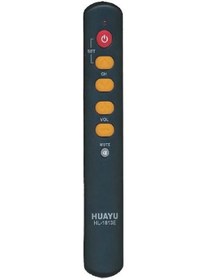 Resim Huayu Hl-1813e V2 6 Tuşlu Öğrenebilir Üniversal Kumanda Yaşlılar-oteller Ve Hastahaneler İçin 