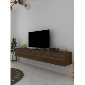 Resim Myniture Home & Living Duvara Monte Tv Sehpası Ceviz S6202-2 
