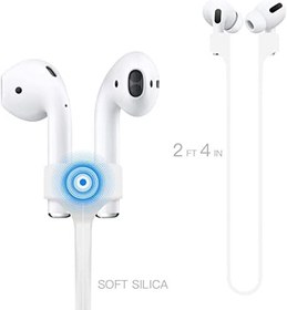 Resim Boyun Askı ipi Tutucu Silikon ip Basic Beyaz Apple Airpods 1 2 Airpods 3 Airpods Pro ile Uyumlu ürün 