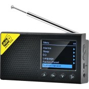 Resim Nanlly Taşınabilir Dijital Radyo - Dab + Fm - Stereo Taşınabilir Radyo, Şarj Edilebilir Pil, (Yurt Dışından) 
