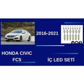 Resim Honda Civic Fc5 2016-2021 Uyumlu I Ç Aydinlatma Seti Led 