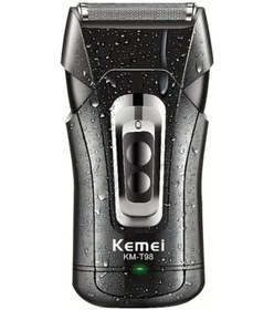 Resim Honeybeeshop Kemei Km T98 Usb Sarj Edilebilir Elektrikli Tras Makinesi Hafif Tasinabilir 60 Dakika Pil Omru Celik Bicaklar 2 Tras Makinesi 