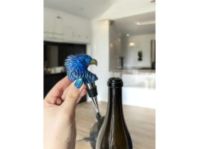 Resim Magicland Kartal Başlı Şişe Tıpası, Şişe/ Yağdanlık/ Şarap/ Zeytinyağı Tıpası - Şık ve Güçlü Tasarım 