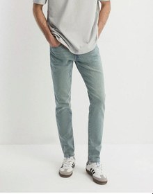 Resim B.wood Slim Fit Erkek Jean Pantolon-7190 Yeşil 