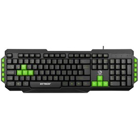 Resim Hytech HYK-46 GAMY Siyah USB Yeşil Tuşlu Q Gaming Oyuncu Klavyesi 