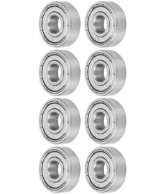 Resim Youmex 10 Adet S608z 8x22x7mm Paslanmaz Çelik Top Rulmanı - Uzun Tahta Kaykay Ve Kaykay Parçaları İçin Sessiz Ve Yüksek Hızlı Döngü 