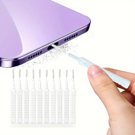 Resim 10 adet TATUKIKO Çok Fonksiyonlu Mini Temizleme Fırçaları - Plastik, Nozul ve Telefon Bağlantı Noktası Temizleyici, Banyo, Mutfak, Yatak Odası ve Mobilya için İdeal, Duş Başlığı Temizleyici 