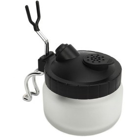 Resim Wezone Hava Fırçası Temizleme Kavanozu, Fırça Tutucu İle, Boya Temizliği İçin, Otomobil Dıy Boyama, Taşınabilir, Çarpıtmaz 6101 