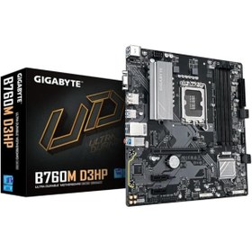 Resim Misda Store B760M D3HP LGA1700 DDR5 7600MHz(OC) PCIe 4.0 M.2 NVMe Gigabit LAN mATX Anakart 