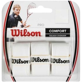 Resim Wilson Pro Overgrip Squash White Wrr937000 Beyaz 