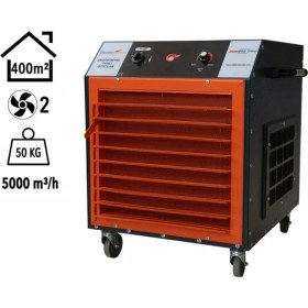 Resim HBPRO40000F Heatbox Pro 40000W Trifaze Elektrikli Fanlı Isıtıcı Füme 