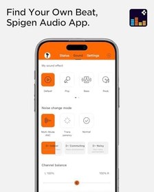 Resim Spigen Audio TWS S10 Bluetooth Kablosuz Kulaklık - ANC Aktif Gürültü Engelleme + ENC 6 Mikrofon - 10mm Sürücü - 30 Saat Pil - iOS & Android EQ App Şeffaf & Gaming Mod iPX4 Siyah - ASD07886 