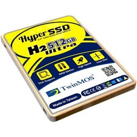 Resim TwinMOS 512GB TM512GH2U 580-550MB/s SSD SATA 3 DİSK 
