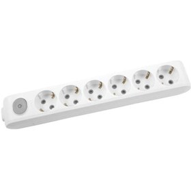 Resim Çevik Kablosuz 6'lı Anahtarlı Grup Priz 