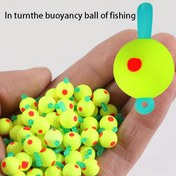 Resim 30 adet Yüksek Görünürlüklü Köpük Balık Yüzdürme - Canlı Sarı ve Kırmızı Küresel Yem Topları Karp, Bass, Trout için - Dayanıklı EVA Malzeme, Pil Gerektirmez, Tatlı ve Tuzlu Su Balıkçılığı için İdeal, Balıkçılık Yemi, Balıkçılık Aksesuarları, Canlı Yem Tasarımı, Dayanıklı Yem Topları 