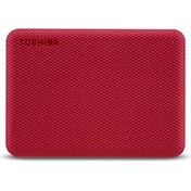 Resim Canvio Advance HDTCA10ER3AA 1 TB 2.5" USB 3.2 Gen 1 Kırmızı Taşınabilir Hard Disk Toshiba