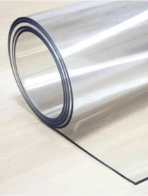 Resim 2,0 Mm Pvc Masa Örtüsü, Şeffaf Masa Kaplaması, 90x90 